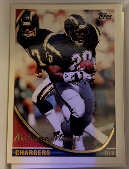 1994 Topps #450 Natrone Means — front