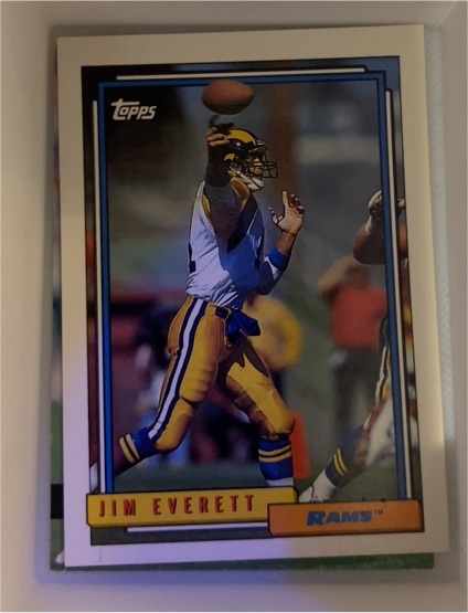 1992 Topps #420 Jim Everett — front