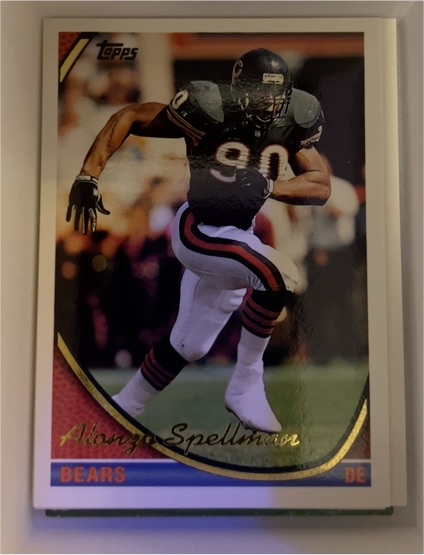 1994 Topps #110 Alonzo Spellman — front