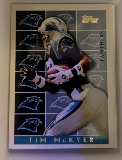 1995 Topps #442 Tim McKyer Carolina Panthers — front