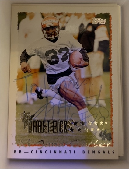 1995 Topps #221 Ki-Jana Carter — front