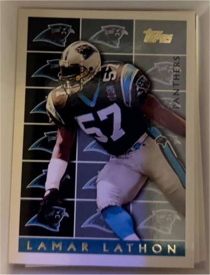 1995 Topps #446 Lamar Lathon — front