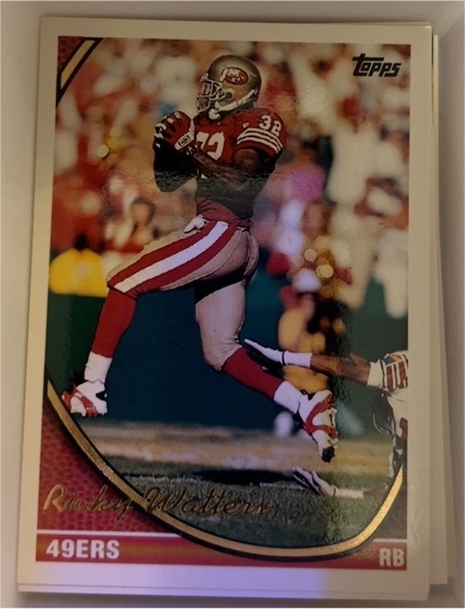1994 Topps #500 Ricky Watters — front