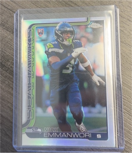 2025 Topps Chrome #348 Nick Emmanwori — front