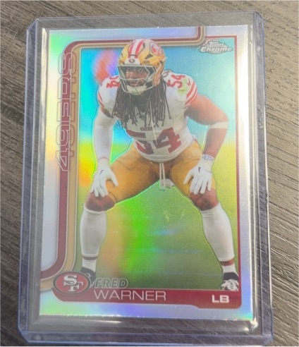 2025 Topps Chrome #268 Fred Warner — front