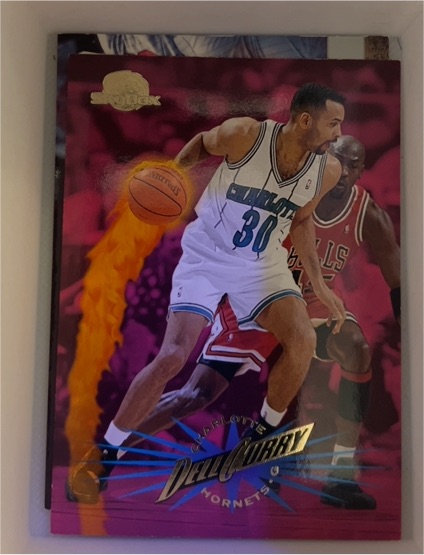 1995-96 SkyBox Premium #12 Dell Curry — front