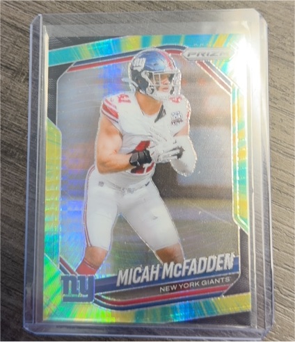 2025 Panini Prizm #95 Micah McFadden — front