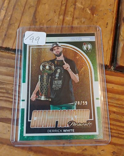 2024 Panini Donruss Championship Moments Derrick White #Championship Moments — front