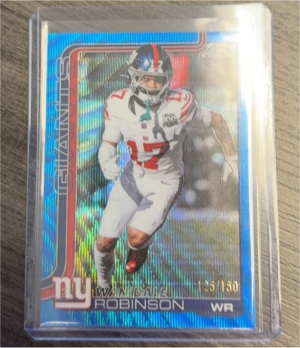 2025 Topps Chrome #227 Wan'Dale Robinson — front