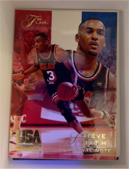 1994 Flair USA #95 Steve Smith Personal Note — front