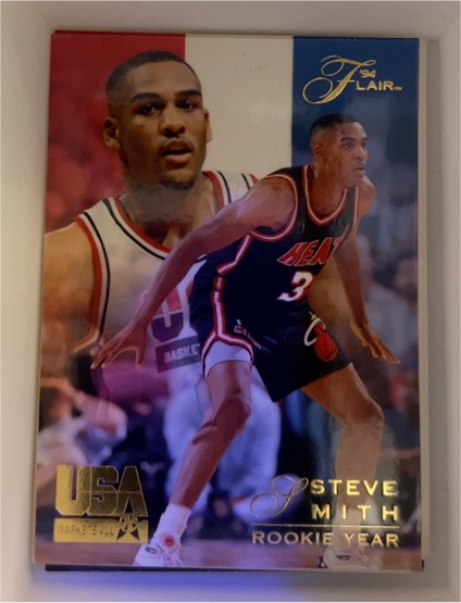 1994 Fleer Flair USA Basketball #93 Steve Smith Rookie Year — front