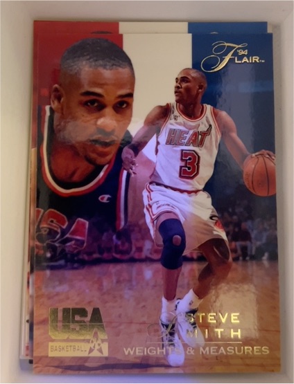 1994 Flair USA #94 Steve Smith — front
