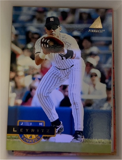 1994 Pinnacle #517 Jim Leyritz — front