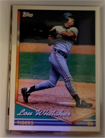 1994 Topps #410 Lou Whitaker — front