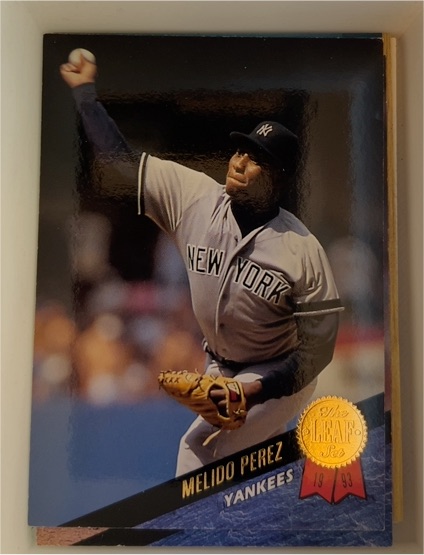 1993 Leaf #74 Melido Perez — front