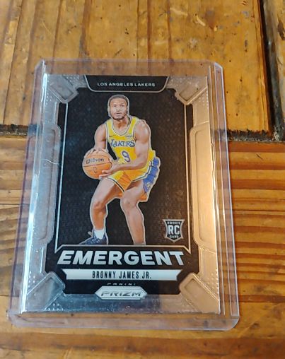 2024-25 Panini Prizm #8 Bronny James Jr. — front