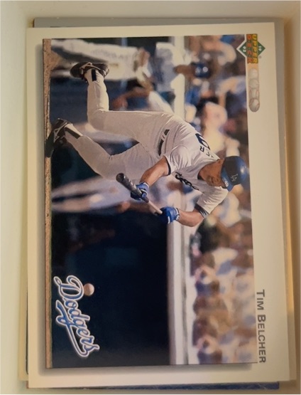 1992 Upper Deck #668 Tim Belcher — front