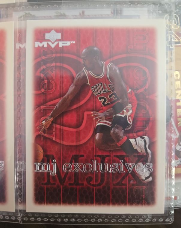 1999-00 Upper Deck MVP #183 Michael Jordan MJ Exclusives — front