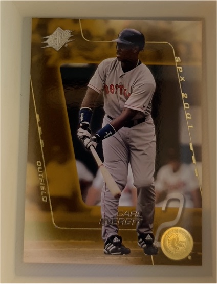 2001 Upper Deck SPx #2 Carl Everett — front