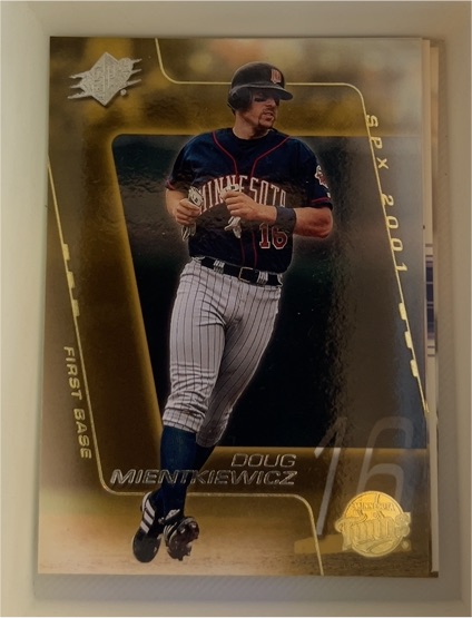 2001 Upper Deck SPx #162 Doug Mientkiewicz — front