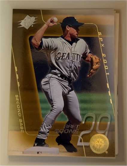 2001 Upper Deck SPx #156 Bret Boone — front
