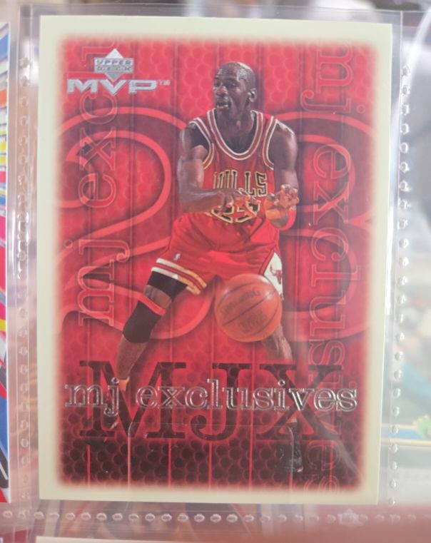 1999-00 Upper Deck MVP #208 Michael Jordan MJ Exclusives — front