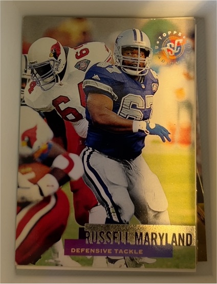 1994 Topps Stadium Club #168 Russell Maryland — front
