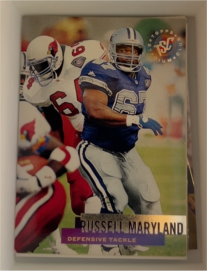 1993 Topps Stadium Club #204 Russell Maryland — front