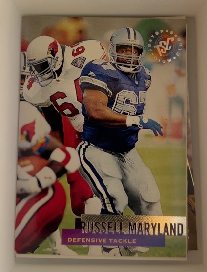 1993 Topps Stadium Club #204 Russell Maryland — front