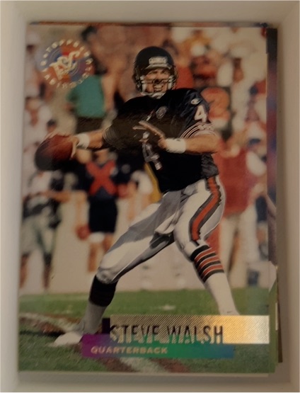 1995 Classic #11 2 Steve Walsh — front