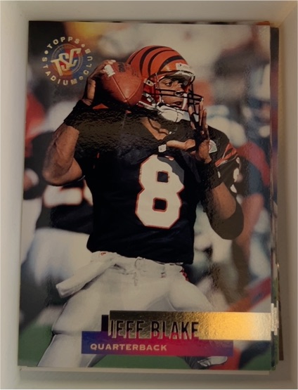 1995 Topps Stadium Club #155 Jeff Blake — front