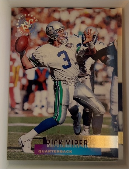 1995 Topps Stadium Club #271 Rick Mirer — front