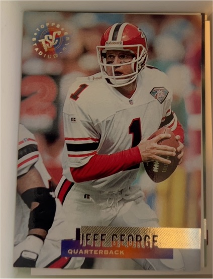 1995 Topps Stadium Club #255 Jeff George — front