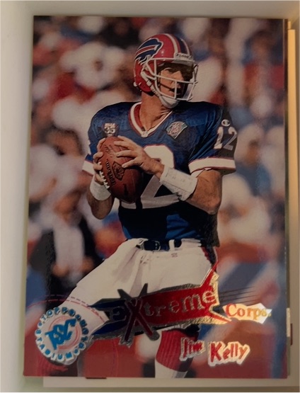 1995 Topps Stadium Club #X183 Jim Kelly Extreme Corps — front