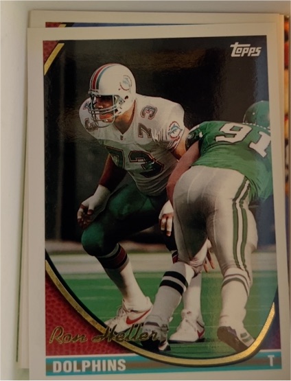 1994 Topps #236 Ron Heller Miami Dolphins — front
