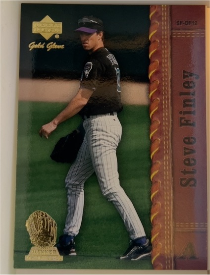 2001 Upper Deck Gold Glove #59 Steve Finley — front