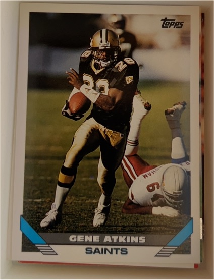 1993 Topps #614 Gene Atkins — front