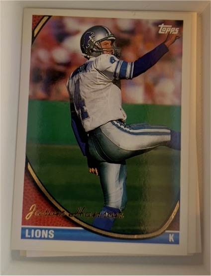 1994 Topps #125 Jason Hanson — front