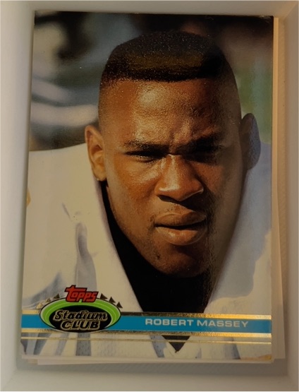 1991 Topps Stadium Club #354 Robert Massey — front