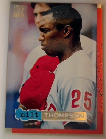 1994 Topps Stadium Club #355 Milt Thompson — front