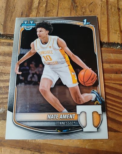2025-26 Bowman Chrome #BCP-5 Nate Ament — front