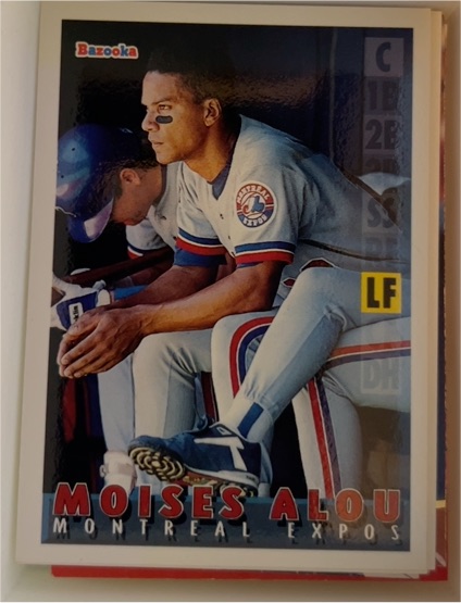 1995 Topps Bazooka #70 Moises Alou — front