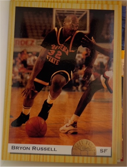 1993 Classic Draft Picks #65 Bryon Russell — front
