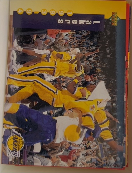1993-94 Upper Deck #222 Los Angeles Lakers — front