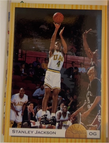1993-94 Classic Draft Picks #45 Stanley Jackson — front