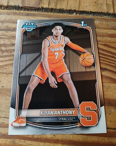2025-26 Bowman Chrome #BCP-4 Kiyan Anthony — front