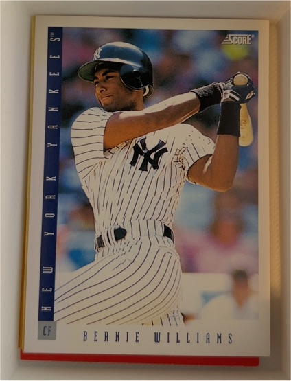 1993 Score #120 Bernie Williams — front