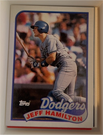1989 Topps #736 Jeff Hamilton — front
