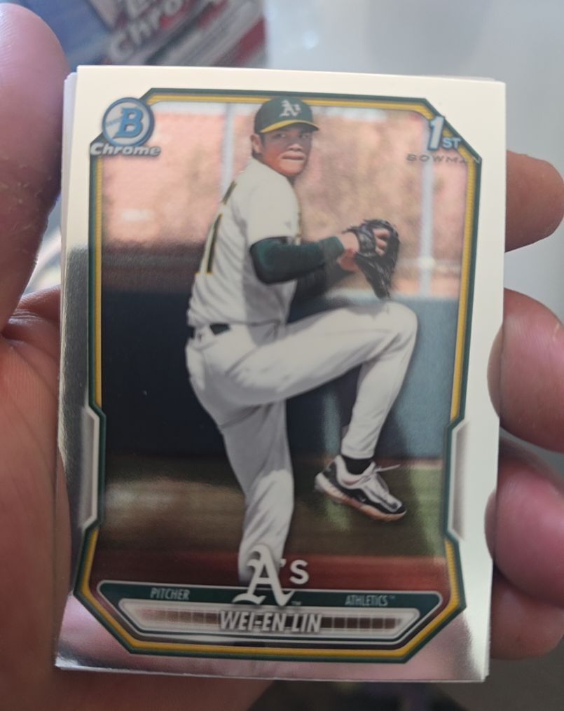 2026 Bowman Chrome #BCP-125 Wei-En Lin — front