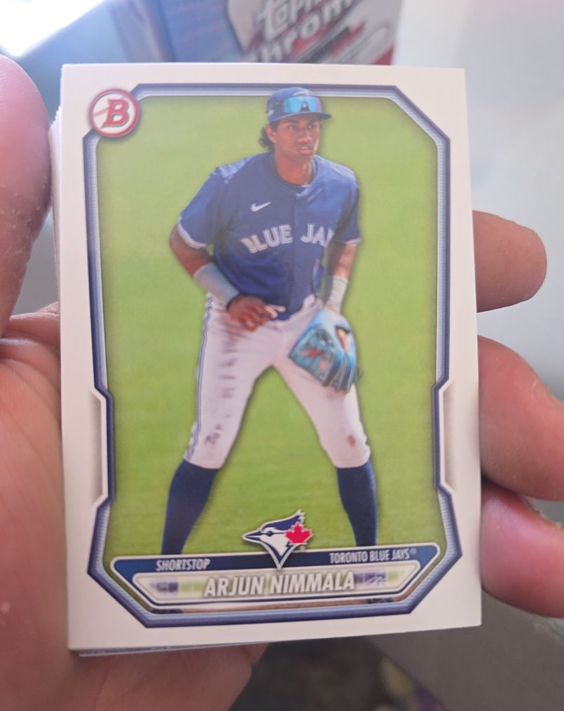2026 Bowman Prospects #BP-67 Arjun Nimmala — front